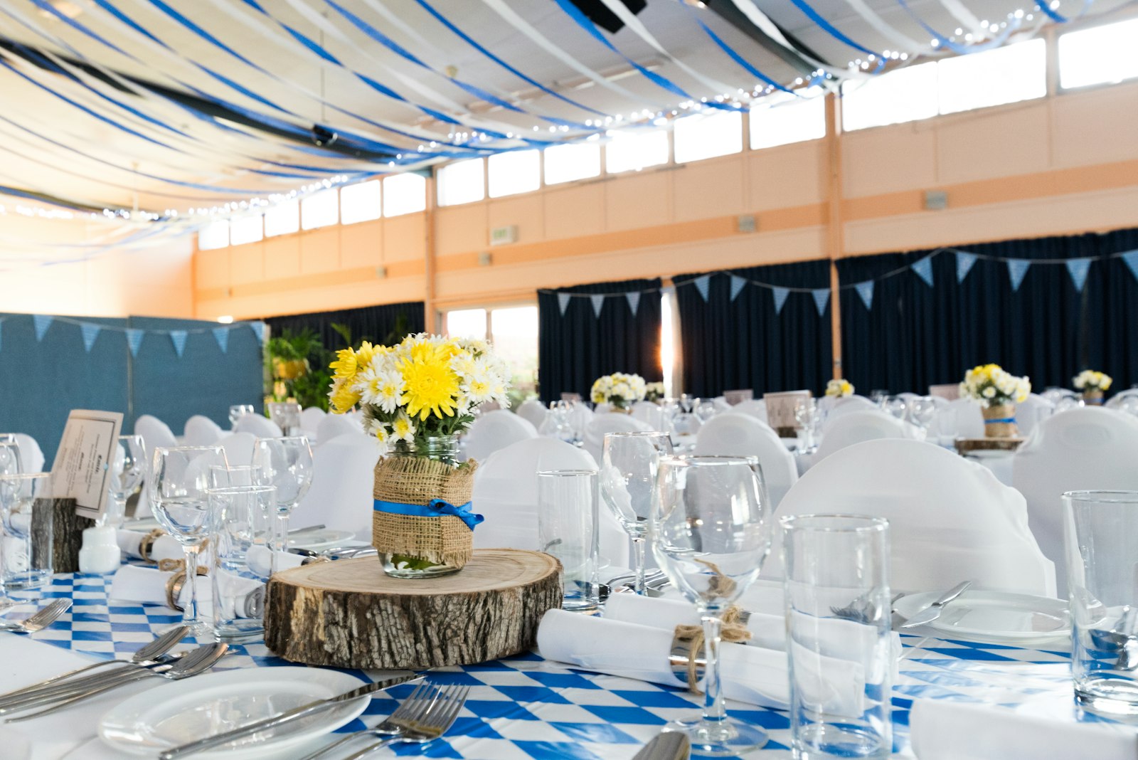 Candlelit gala dinner